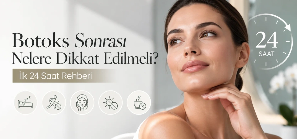 Botoks Sonrası Nelere Dikkat Edilmeli? İlk 24 Saat Rehberi