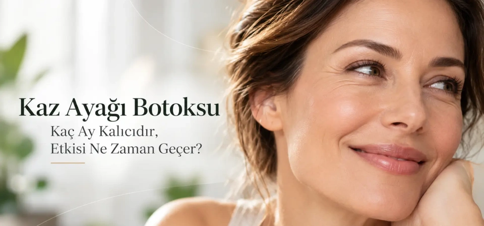 Kaz Ayağı Botoksu Kaç Ay Kalıcıdır, Etkisi Ne Zaman Geçer?